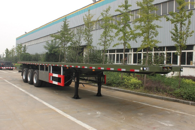 SINOTRUK brand flatbed container semi-trailer for transport