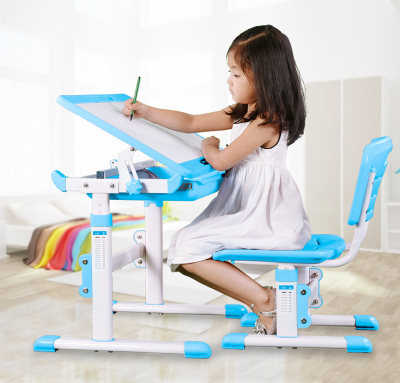 multifunctional home study meal desk and plastic chair