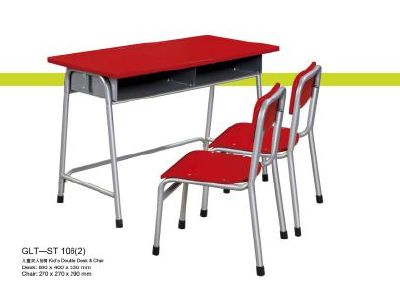 Durable school furniture / Double student desk for sale