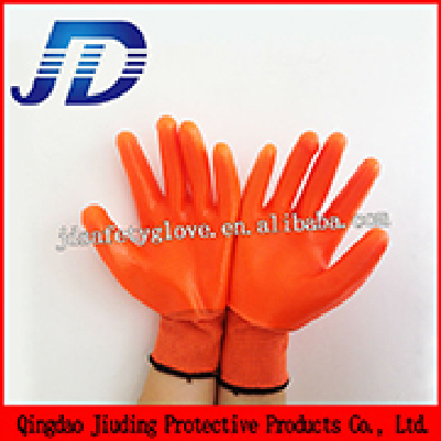  Nylon Knitted Liner Pvc Gloves For Gardening And Construction