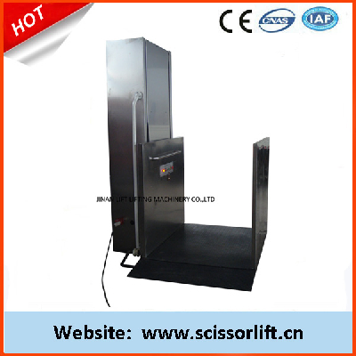 Hydraulic wheelchair lift