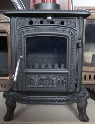cast iron pellet stove
