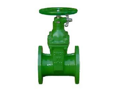 Non-rising stem lock closed gate valves for drinking water