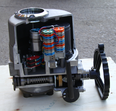Quarter-turn electric actuator