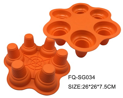 Silicone cake mold