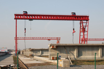 China Gantry cranes with double trolleys