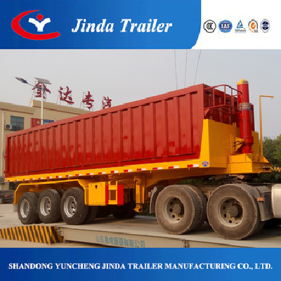 Jinda semi trailer Dump Semi Trailer 10 ton farm trailer
