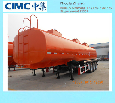 CIMC Truck Trailer Use Petrol Aluminum Tanker