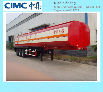 CIMC Truck Trailer Use Petrol Aluminum Tanker