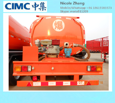 CIMC Truck Trailer Use Petrol Aluminum Tanker