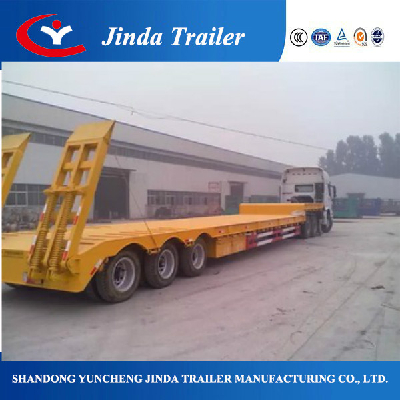 Jinda semi trailer Flat-panel Semi Traile 10 ton farm trailer