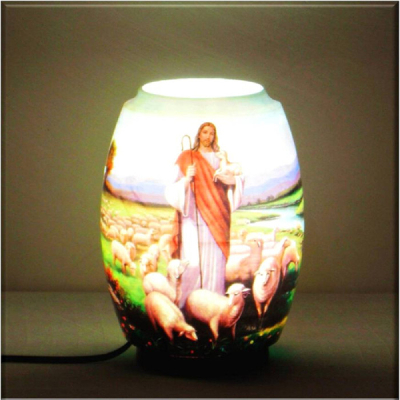 Jesus Shepherd Chart Table Lamp