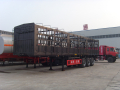 3Axle Box Stake Semi-trailer