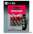 6pcs-blister pack heavy duty 1.5v battery r6 dry battery