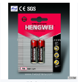 2pcs-blister pack heavy duty 1.5v battery r6 dry battery