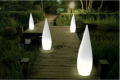 Wireless/cordless remote control waterproof IP65 multicolor LED table lamp