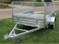 Cage Trailer in hot dipped galvanized