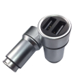 Car charger iphone USB -A*2 total 3.6A(max) 5V