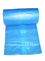 Blue plastic household bag