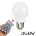 AC85-265V 16 Colors E27 E14 RGBW Remote Controlled LED 9W