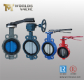 Teflon Lined Split Body Wafer Type Butterfly Valve With Alibaba Trade Assurance