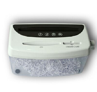 Multifunction crosscut paper shredder