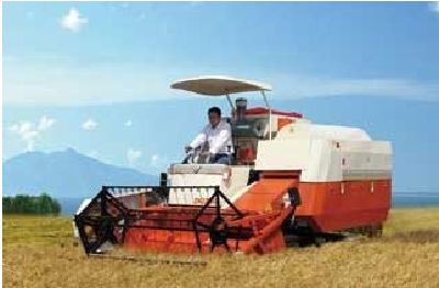 75HP Rice Harvester