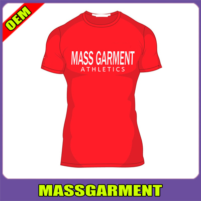 Custom printing logo Performance FITNESS ATHLETICS t shirts