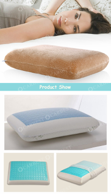 Wholesale High Quality Best Selling Comfortable Cooling Gel Foam Memory Pillow