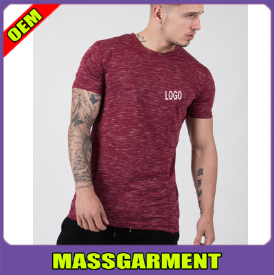 custom fitness brand t shirt with wholesale price