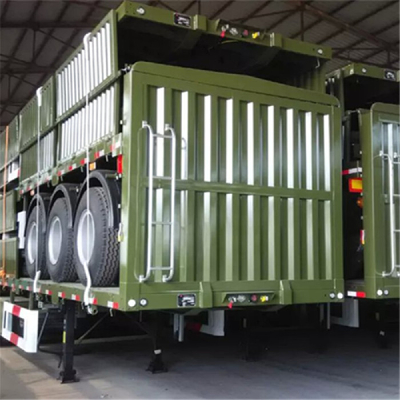 Stake semi trailer