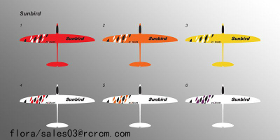 Sunbird-1.5m wingspan slope or electric rc glider