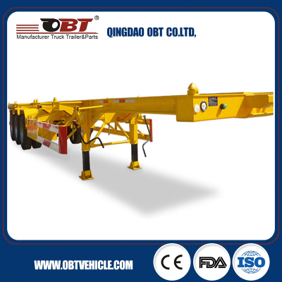 OBT brand skeleton container semi trailer