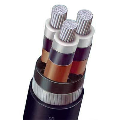 Cross linked polyethylene insulated and PVC sheathed power cable