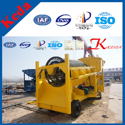 Gold Mining Trommel Screen Exported to Africa