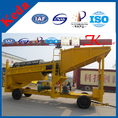 Mineral Separator Gold Processing Trommel Screen