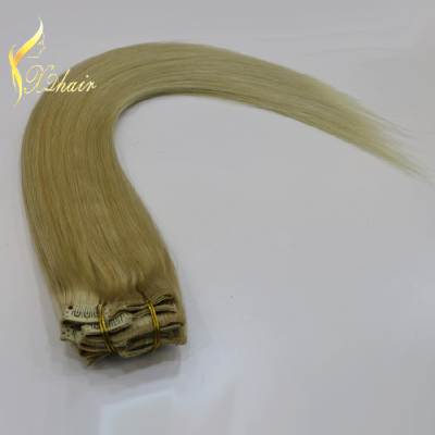 Top Grade Brazilian Human Hair Silky Straight Clip In Hair Extension
