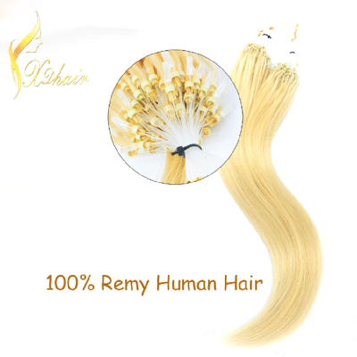 New Products Natural Human Hair Micro Ring/Micro Bead/Micro Loop Hair Extensions