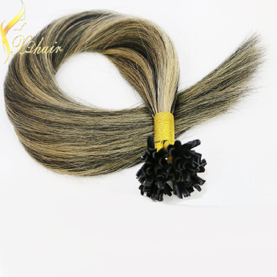 Mixed Color Prebonded Hair 0.5g 0.8g 1g/strand Keratin U Tip Hair Nails Extensions