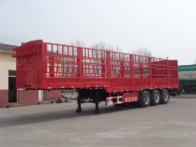 3Axle Box Stake Semi-trailer