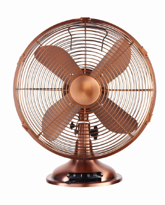 TOPSUN 30CM METAL DECORATIVE TABLE FAN WITH 5 BLADES