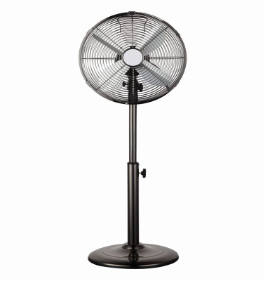 TOPSUN 12 inch 30cm Chrome Retro Stand Fan