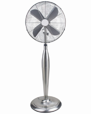 TOPSUN 16 inch 40cm Chrome Retro Stand Fan