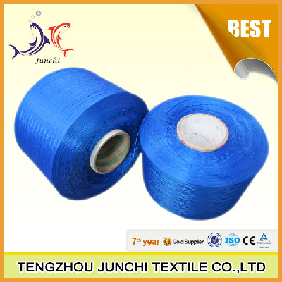 Junchi dyed color high tenacity multifilament pp yarn twisted