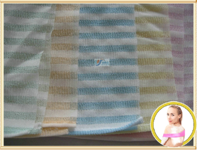 soft comfortable stripe beauty skin cloth roll cloth towel nylon showertowel