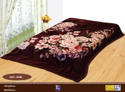 new designs 100% polyester super soft polyester raschel blanket