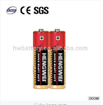 r6 aa battery 1.5v carbon zinc battery