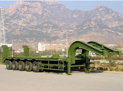 CNHTC Widely used Low bed Semi Trailer, Best quality semi-trailer