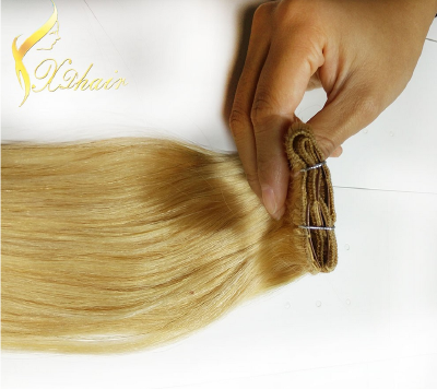 Factory price best selling brazillian hair clip in hair extension