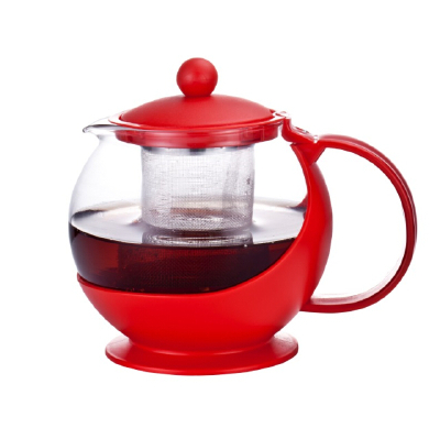 glass teapot with infuser tea pot with tea strainer